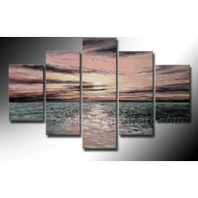 Pintura a óleo do Seascape da decoração Home na lona (SE-185)